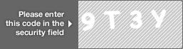 captcha code for visual authentication  number 9 letter T number 3 letter Y